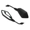 2Pcs/Pair Universal 8mm 10mm Motorcycle Rearview Mirrors for Scooter E-Bike - Convex Back Side Mirror for Electromobile
