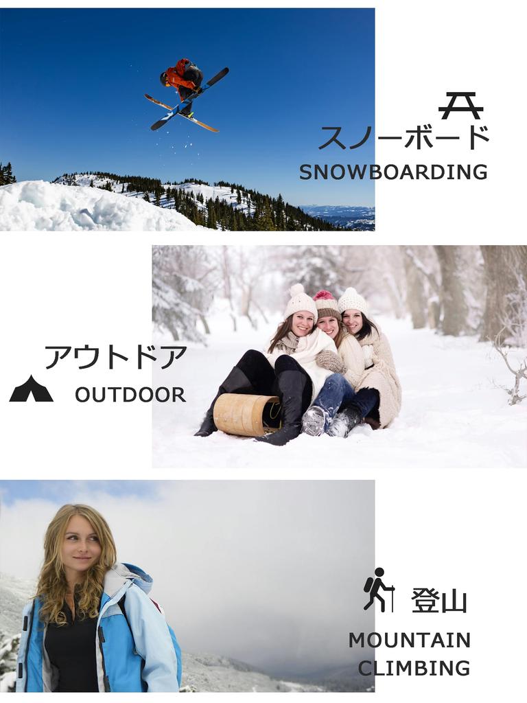 [TACVASEN] Women's Ski Wear Fleece Inner Outdoor Jacket 3WAY Waterproof Cold Protection Jumper Windproof Hood Plain Black Gray L