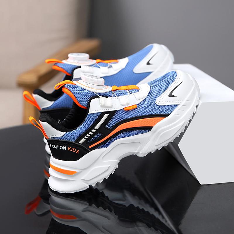 Детские трендовые удобные кроссовки для бега на мягкой подошве, студенческие модные повседневные дышащие спортивные кроссовки для мальчиков и девочек