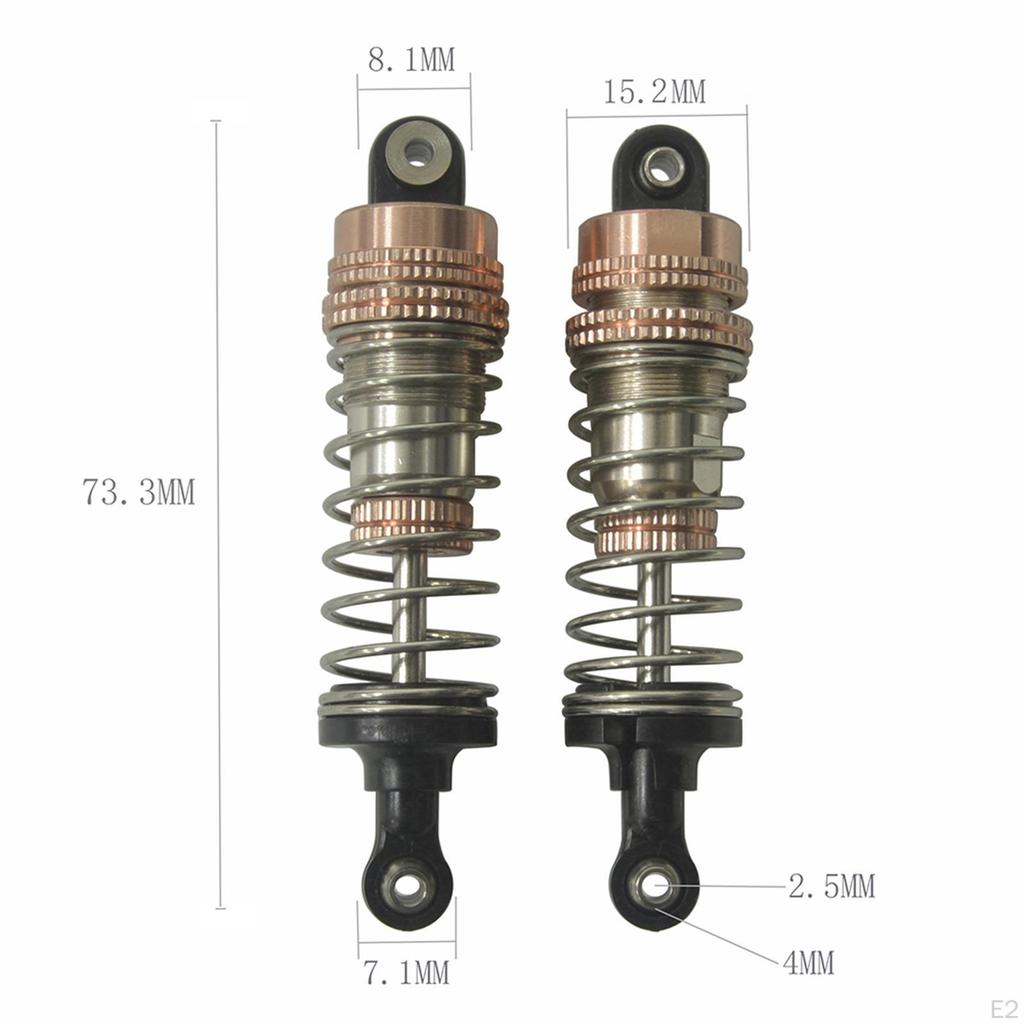 Alloy Hydraulic Shock Absorber Replace Parts for HBX903 903A 1:12 Trucks DIY Modified Car