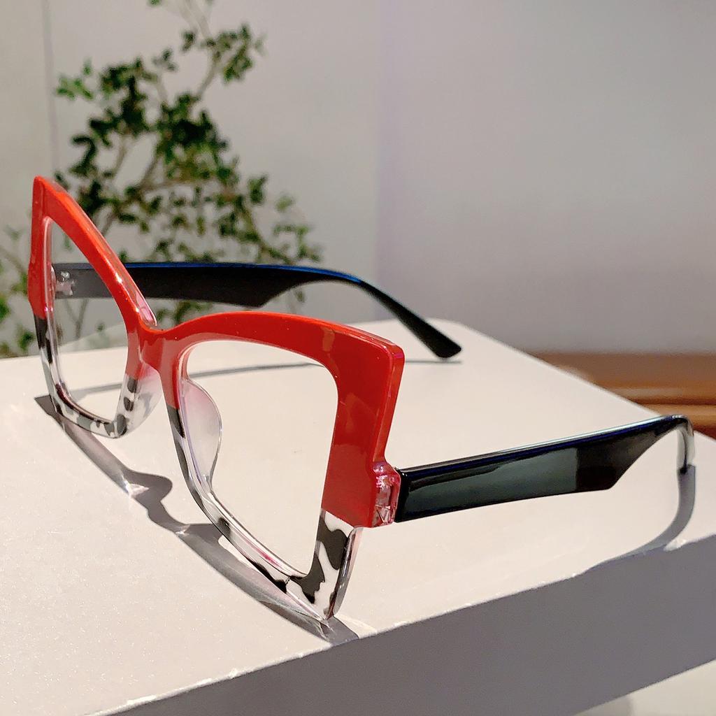 Винтажные оверсайз оправы для очков Женские Модный брендовый дизайн Форма бабочки Очки Трендовые Новые Очки без диоптрий