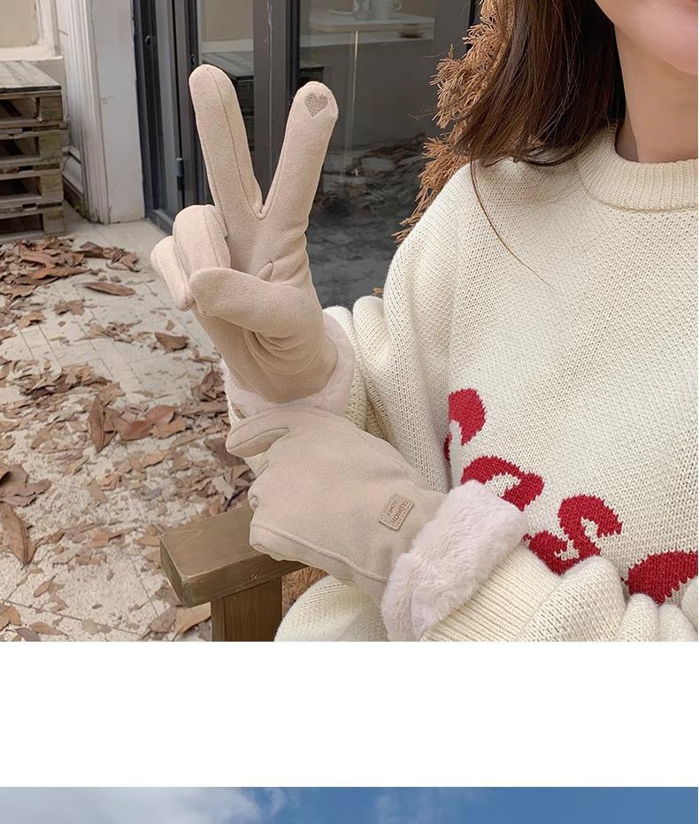 Женские зимние перчатки из немецкого бархата для активного отдыха с сенсорным экраном. Идеально подходит для верховой езды, сохранения тепла и создания привлекательного образа.