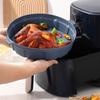 Silicone Air Fryer Basket Liner Air Fryer Silicone Liner Non-stick Silicone Air Fryer Liner Set Reusable Square Pot Oven