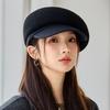 British Woolen Beret Autumn and Winter Thickened Windproof Warm Painter Hat