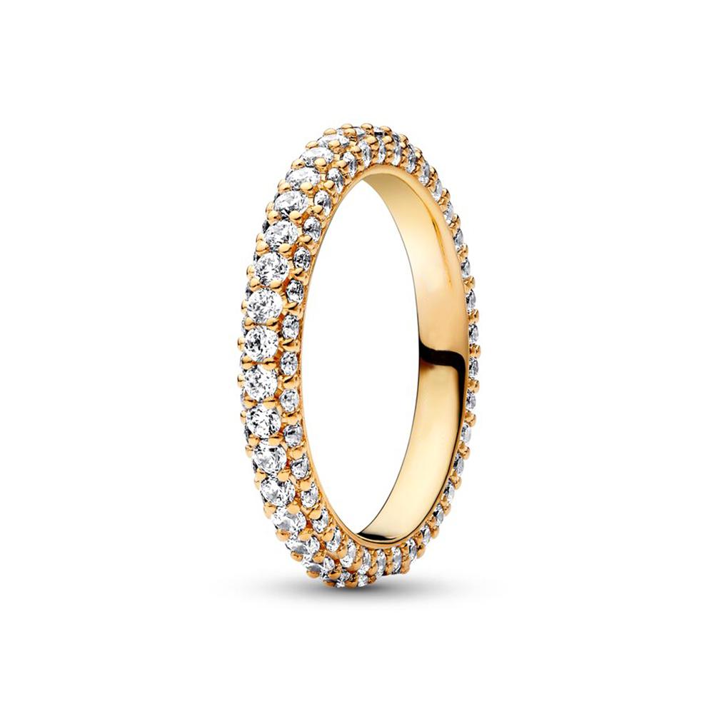 Оригинальное кольцо с короной из стерлингового серебра S925 для женщин, штабелируемое кольцо со сверкающим цирконием, модное ювелирное изделие, подарок для пары