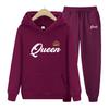 Women's Hoodie Autumn Men's Hoodie + Pants Sets Queen Women Suit Hoodie Two Pieces Set Hooded Sweatshirt