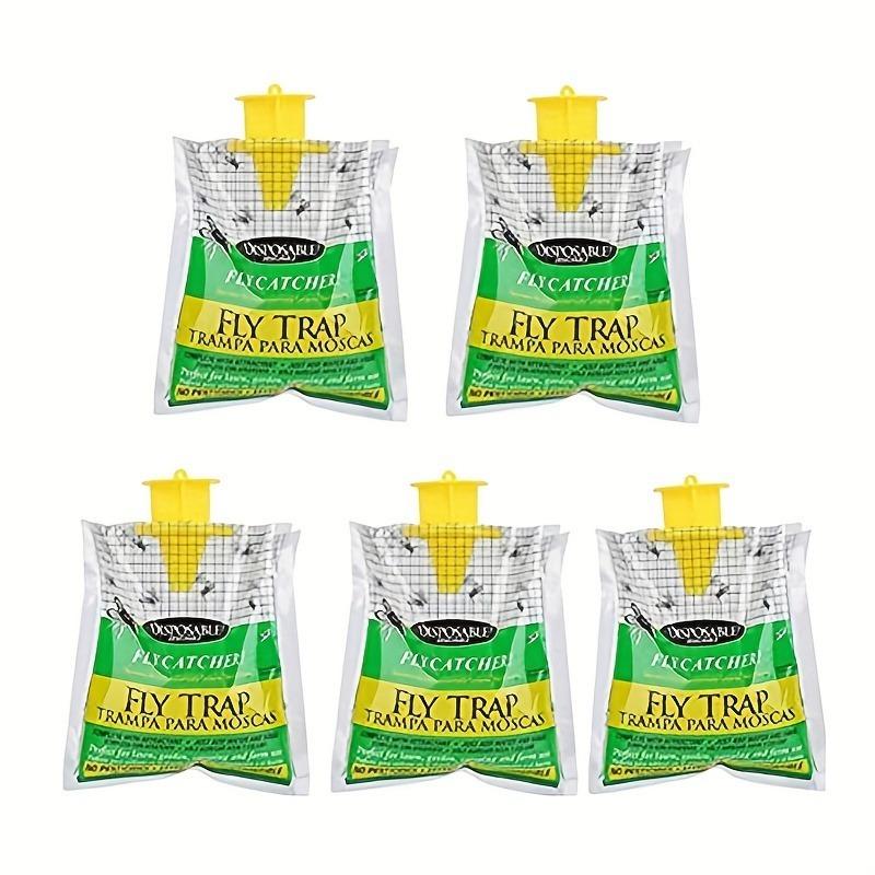 Non-Toxic Hanging Fly Traps for Outdoors, Effective Fly Catcher for Patio Garden Balcony To Trap Mosquitoes Fruit Flies & Bugs