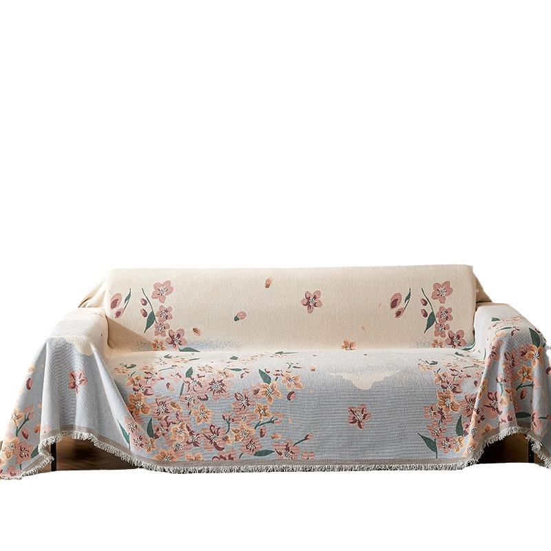 Французское высококачественное диванное полотенце с синельным принтом, универсальный чехол для дивана Four Seasons, полностью покрытый чехол для дивана, чехол для дивана