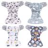 Baby Cloth Pocket Diapers One Size Adjustable Washable Reusable for Baby Girls and Boys