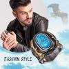 [JEWELRYWE] turquoise ring stainless ring Men's: antique stamp navy eagle Fashionable casual business gothic rider gold - birthday Christmas