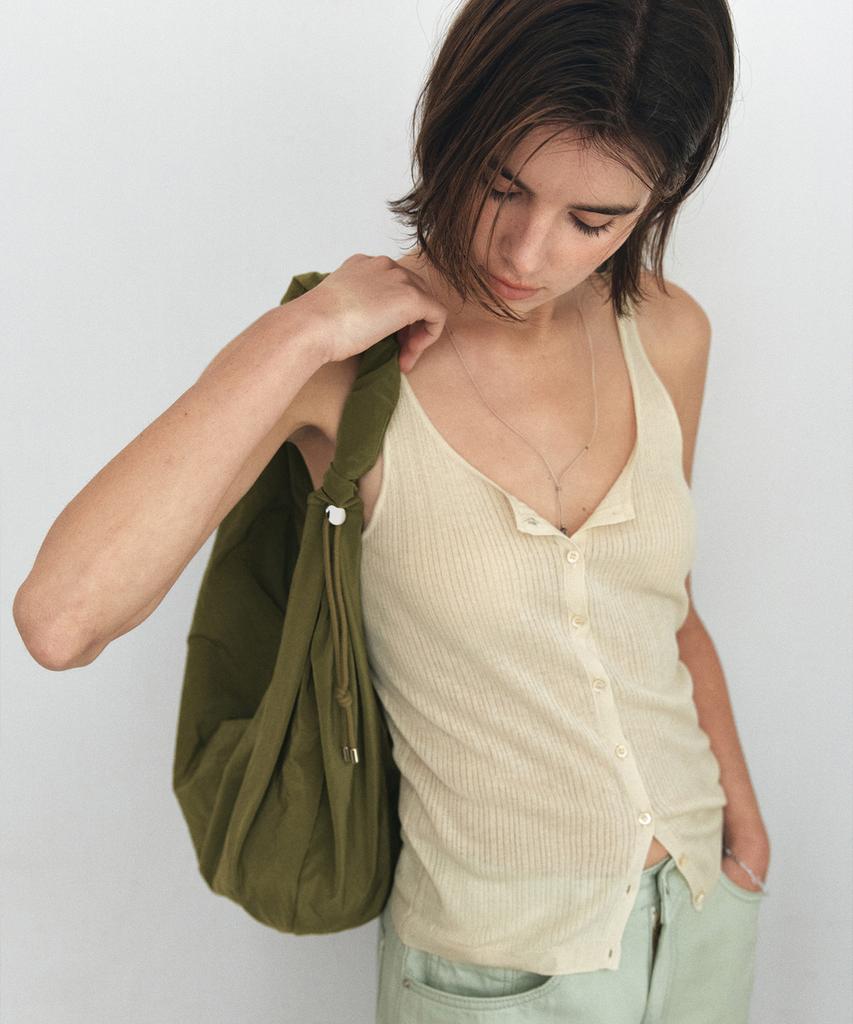 Vanone Atelier B3022 Сумка-суфле_Оливковый