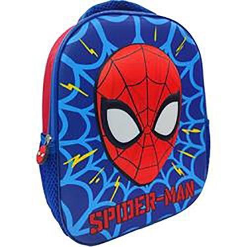 Ghiozdan 3D Spider-Man Backpack, 1 Zipper Closure, 26 x 10 x 32 cm, Kids School Bag, Durable & Lightweight