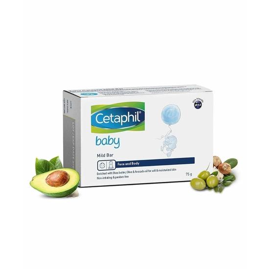 Cetaphil Детский шампунь и гель для душа, 230 мл и детское мягкое мыло 75 г (Упаковка из 2 шт.) - Combo