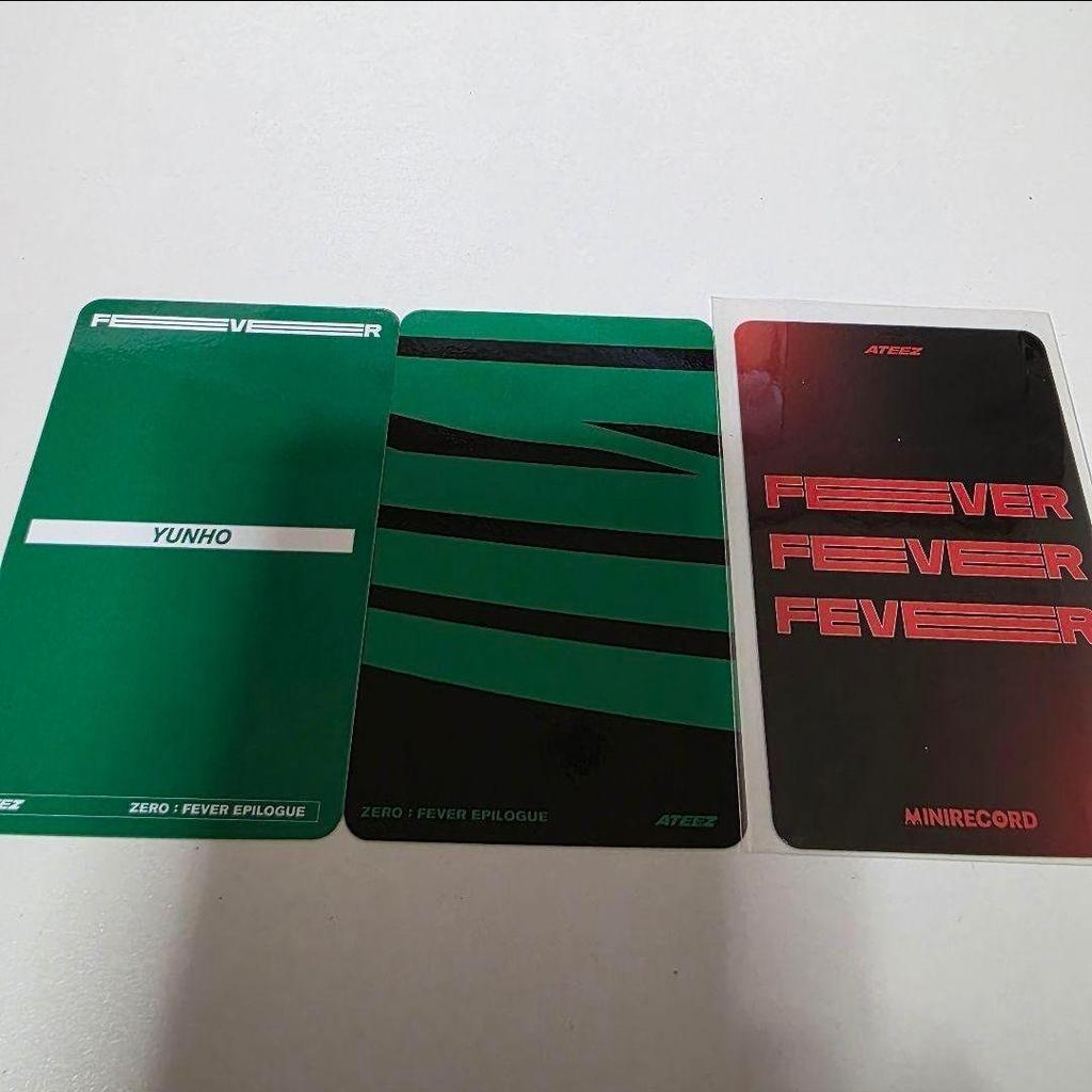 [ИСПОЛЬЗОВАННЫЙ] ATEEZ ZERO: FEVER ЭПИЛОГ Юнхо с бонусной коллекционной карточкой