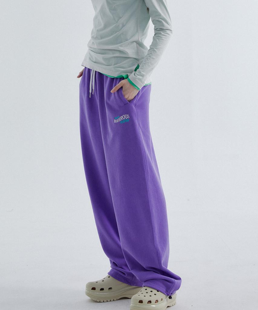 RAVEROUS Rvs Loose Fit Training Pants Purple