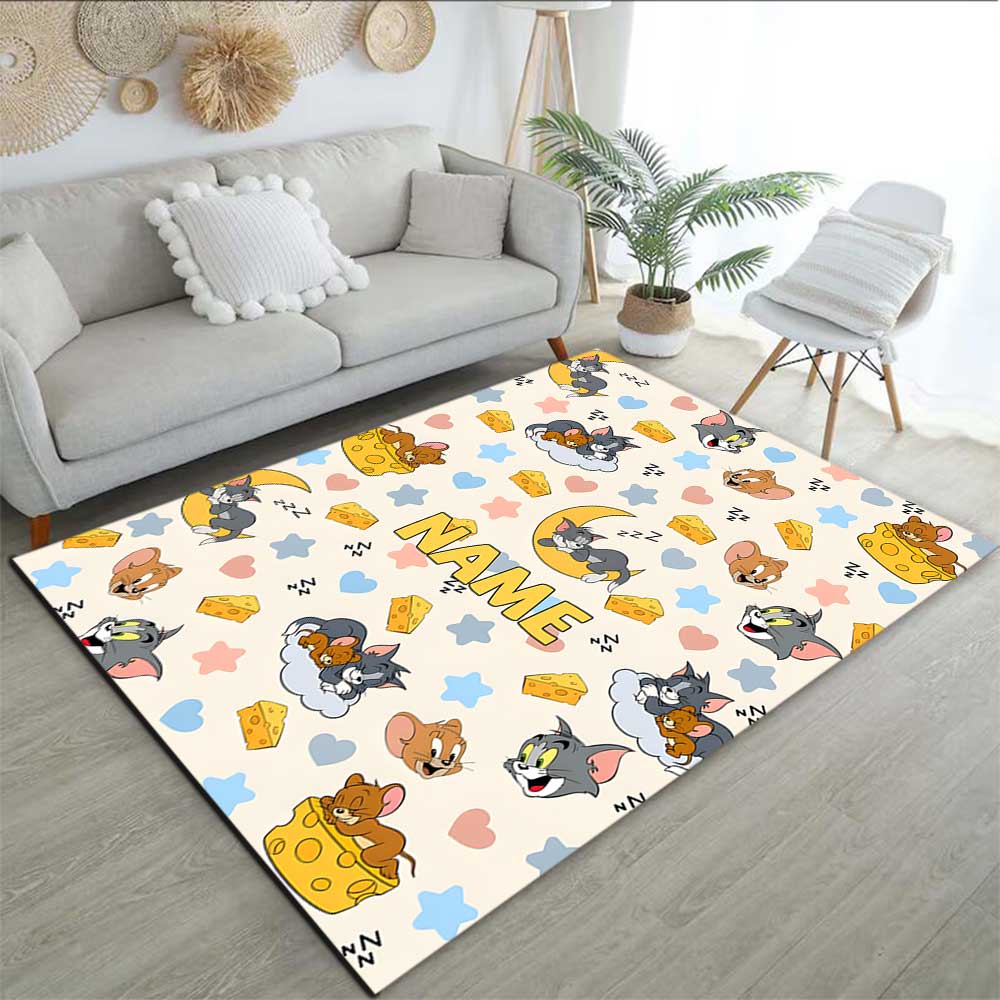 Warner Bros. Works (68) Customize your name rug, office chair cushion, home bedroom living room gift.