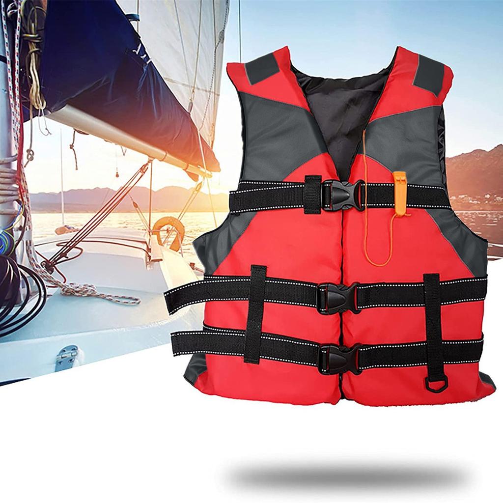 Adults Life Jacket Aid Vest Kayak Ski Buoyancy Fishing Watersport Outdoor