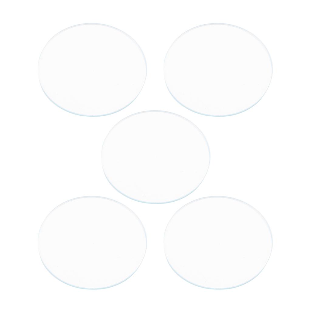 5PCS Round 37/38/39MM Flat Watch Crystal Lens Glass Replacement Parts Tool 39MM