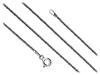 Krótki Srebrny Damski Naszyjnik Z Kotem Oksydowany Kotek Kot Choker 38 Cm
