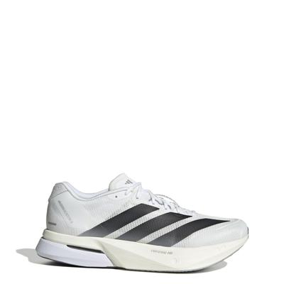 Кроссовки для бега Adidas adizero Boston 13, унисекс, взрослые, размер ONE38, белый/черный/серый (JS4939), размер 26.5 см