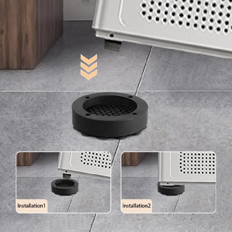 Set Of 4 Washing Machine and Dryer Stabilizing Pads Reduce Noise and Vibration Protects Floors Easy to Install Universal Fit
