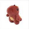 12Cm Cartoon Product Cute Standing Dinosaur Plush Keychain Backpack Hanger Grasping Machine Cartoon Doll Toys For Christmas