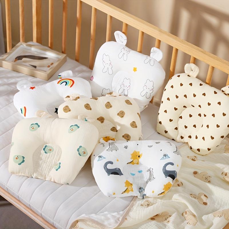 U-образная подушка для сна с мультяшным дизайном для младенца - Мягкая плюшевая полиэстеровая кровать, Аксессуар для глубокого сна для младенца