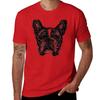 Bulldog Head Sketch T-Shirt graphics heavyweights Blouse quick-drying mens graphic t-shirts anime