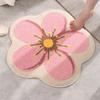 Modern Flocking Modeling Home Entry Mat Home Bedroom Bathroom Door Absorbent Non-slip Mat Foot Mat