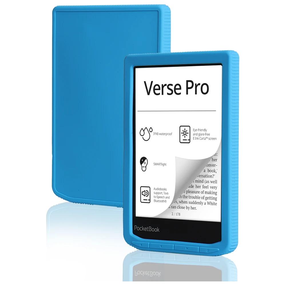 Slim Soft Silicone Back Funda Cover For PocketBook Verse Pro Color Case PB634 PB629 6' EBook Shockproof Protective Shell