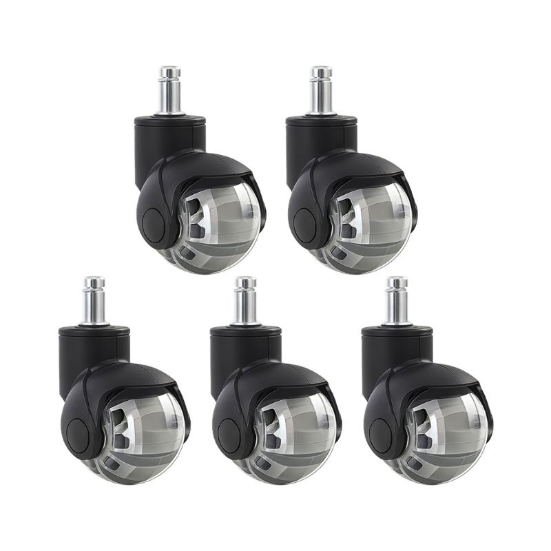11x22mm Standard Size PU Ball Casters for Office Chairs Featuring Noise Movement Smooth 360 Rotations and Scratch Resistant Design