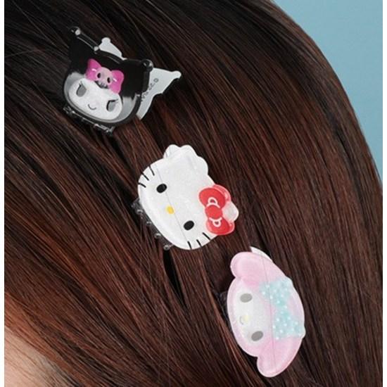 Мини-заколка для волос My Melody 4P + набор заколок для волос, популярный персонаж в Корее
