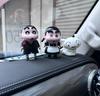 2Pcs/Set Crayon Shin-chan Peripheral Adorable Rose Maid Collection Amine Desktop Car Fashionable Figure Ornament Playthings Fans Birth Date Gifts
