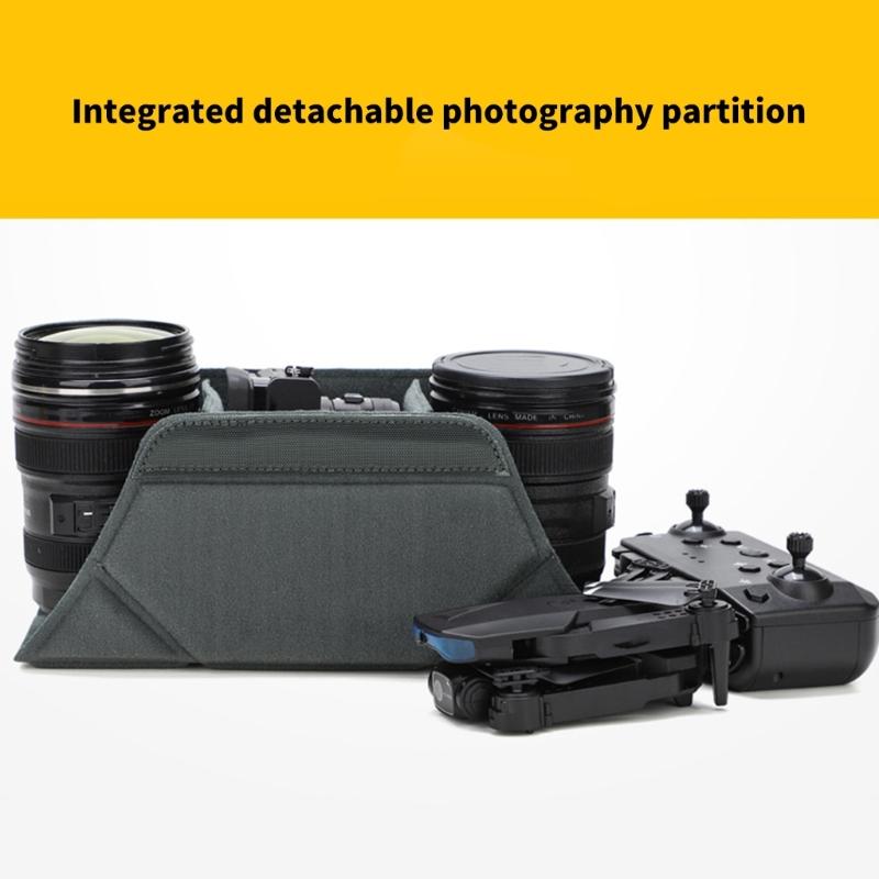 Регулируемый внутренний органайзер-куб для камеры Мягкая подкладка Складная конструкция Противоударная защита для зеркальной аппаратуры