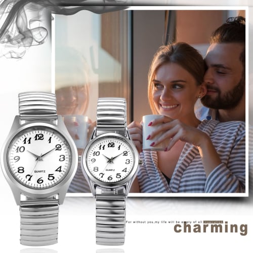 Lancardo Men's Stainless Steel Watch, Waterproof, Casual and Elegant Quartz Watch, Fashionable Accessory for Boys, Perfect Gift for Birthdays, Christm