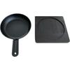 Ishigaki Skillet, 15cm, Inner Diameter 14.1cm X Depth 2.7cm, Snack Skillet with Base, Cast Iron, Direct Heat, Induction Cooking Compatible, Oven, Gril