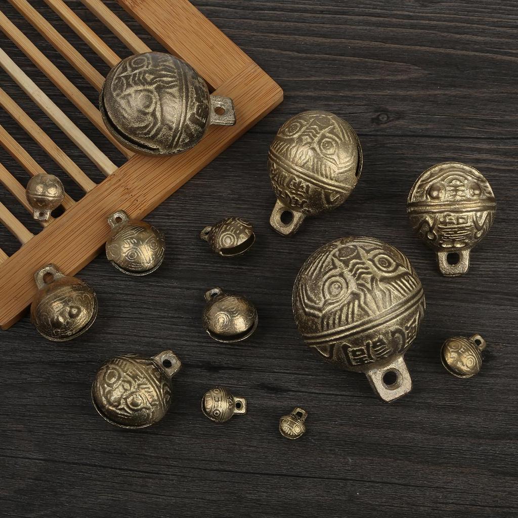 1-15 шт. латунный материал китайский колокольчик удачи подвеска для браслета ножной браслет изготовление кулона для домашнего животного