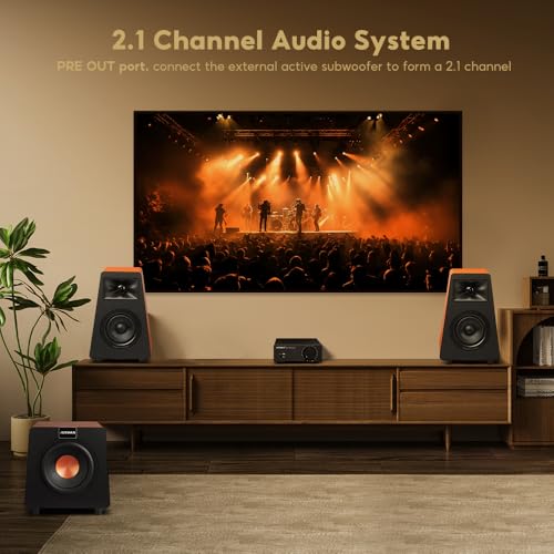 AIYIMA A07 Премиум Усилитель мощности TPA3255 300 Вт x 2 Класс D Стерео Цифровой Аудио Усилитель 2.0-канальный Усилитель для Пассивных Акустических Систем Домашнее Аудио (A07 + DC32