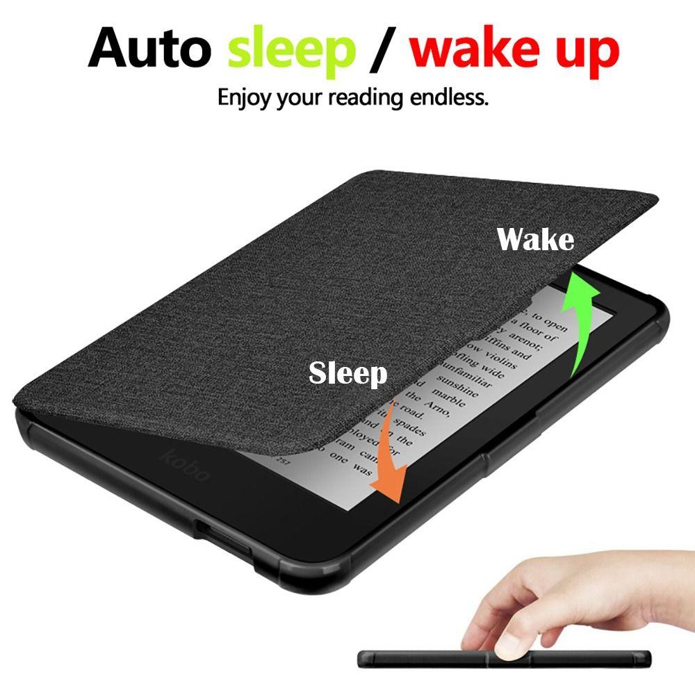 TPU N367 Smart Cover Auto Sleep/Wake TPU Funda N365 Protective Shell for KOBO Clara Colour/BW 2024