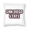 San Diego State Square Pillowcase Polyester Linen Velvet Creative Zip Decor Throw Pillow Case Sofa Seater Cushion Cover