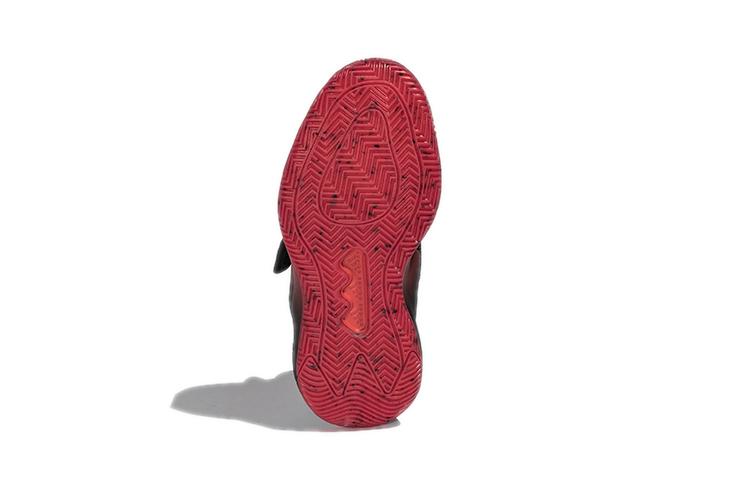 Kids' Sneakers Adidas Deep Threat Fabric Abrasion Resistant Mid top Children's Basketball Shoes Children Aged
