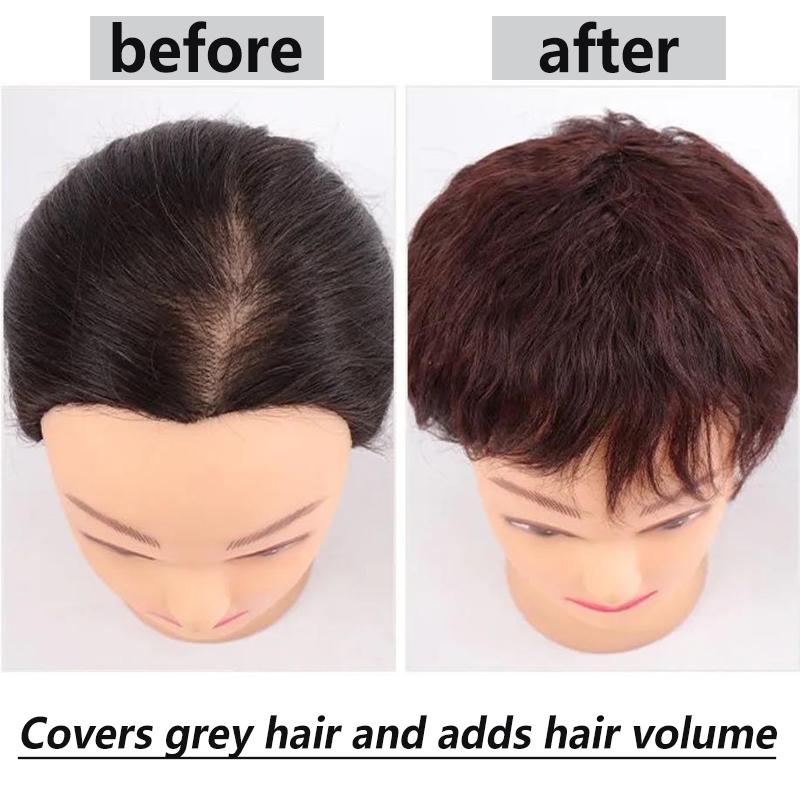 MERISIHAIR Женские 3D воздушные наращивания волос, искусственная бахрома, натуральный парик, клипса на шиньон, светло-коричневые, высокотемпературные парики, повседневная одежда