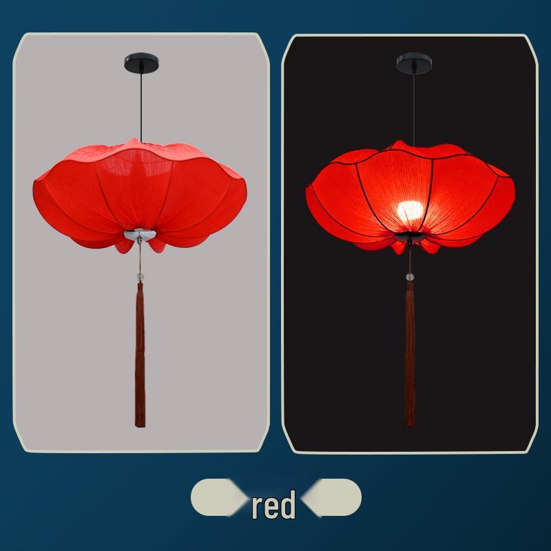 Chinese Lotus Leaf Pendant Lamp - Restaurant, Hotel, Commercial Scene & Street Lantern Hanging Decoration