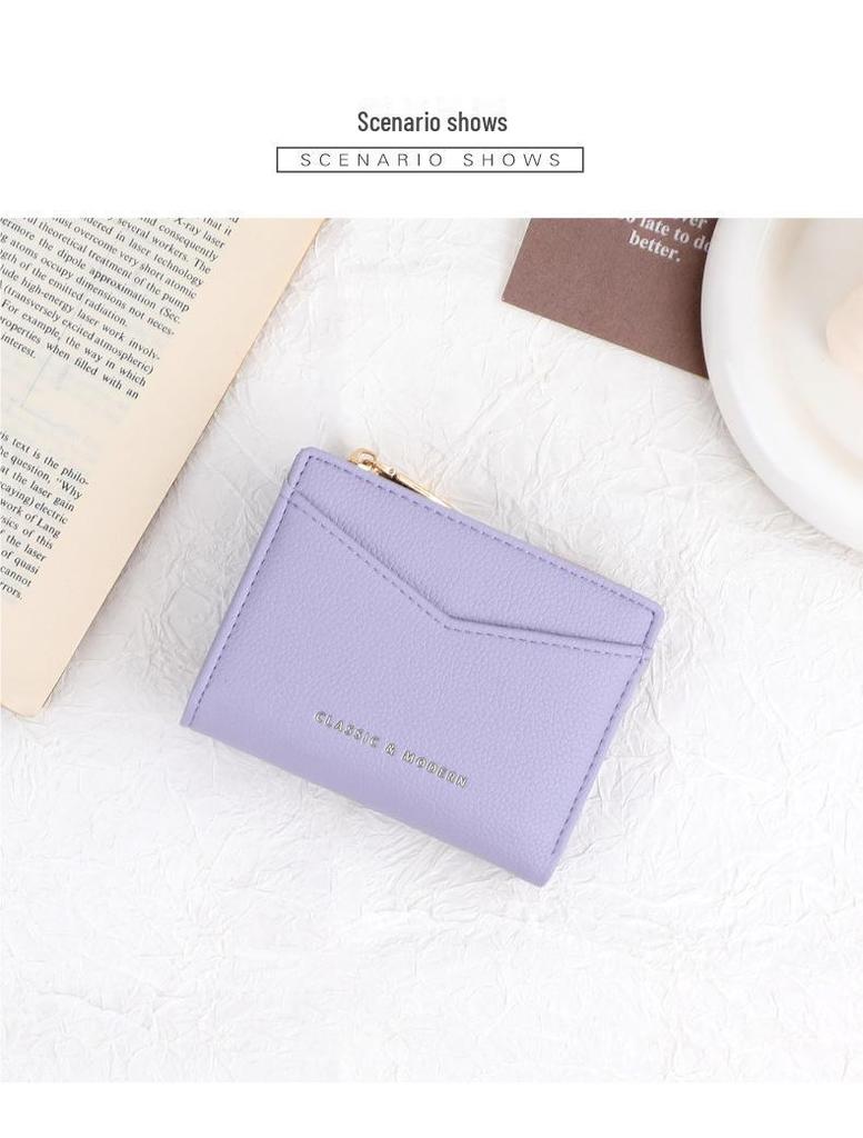 Женский короткий кошелек Tailian Lychee Pattern с отделениями для нескольких карт и кошельком для монет