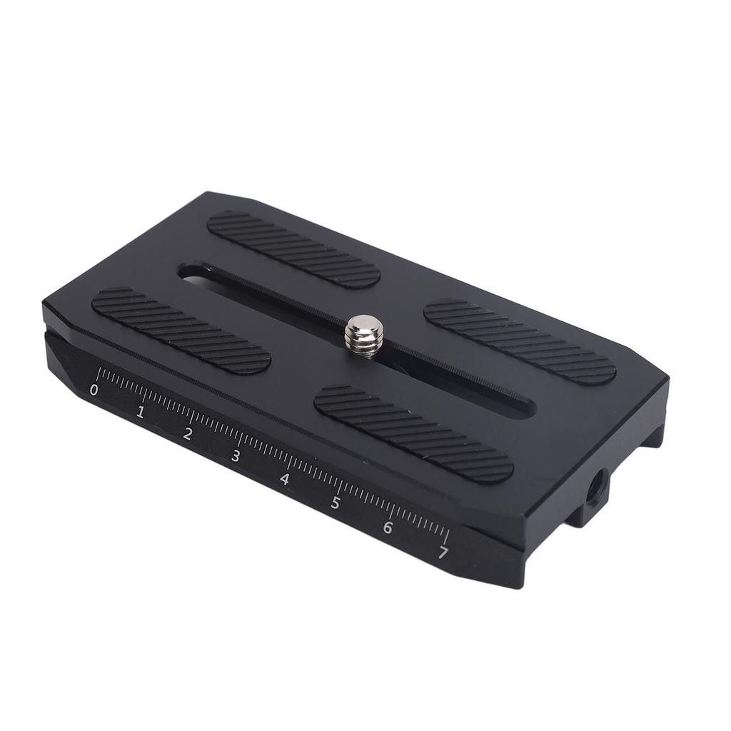 Быстросъемная площадка для головки штатива Алюминий Резьбовое отверстие 1/4 дюйма Шкала для QR-пластины Arca для Zhiyun