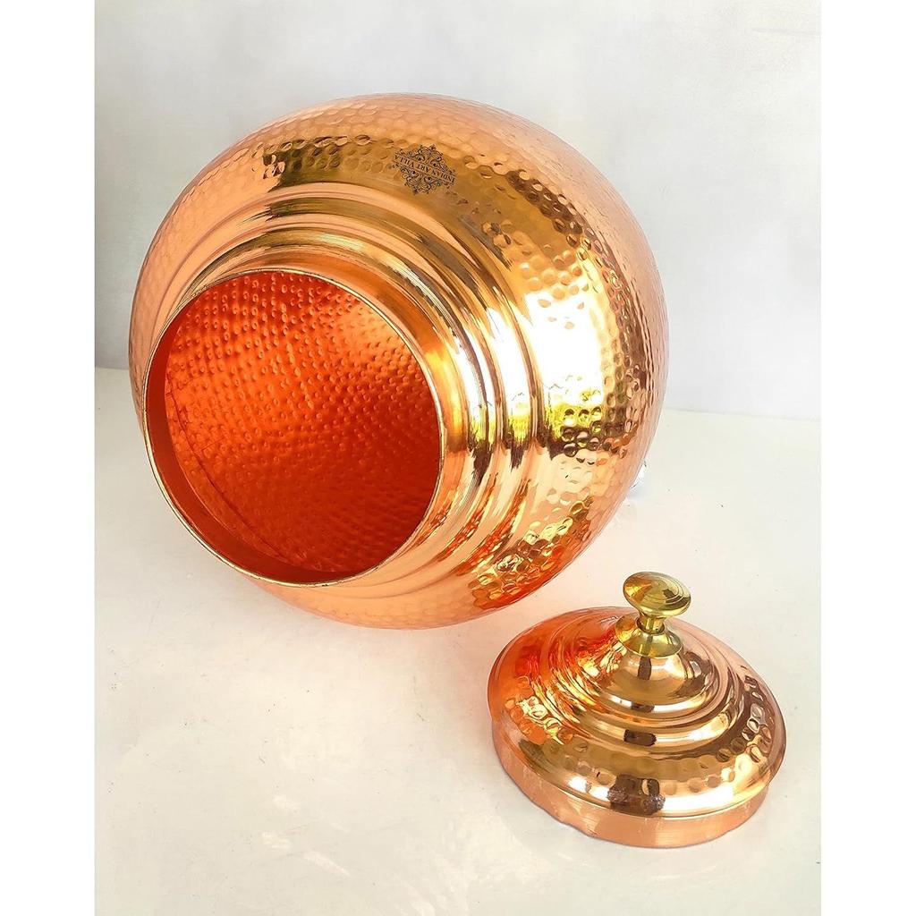 Медный диспенсер для воды Матка с кованым дизайном, для хранения, для дома, кухни, сада, объем - 5 литров