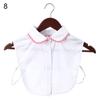 Vintage Detachable Cotton Clothes Accessories Shirt Fake Collar Lapel Blouse Top False Tie