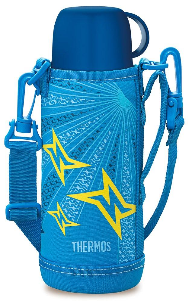 Термос с вакуумной изоляцией 2WAY Бутылка Синий Желтый BLY 830 мл/800 мл FHO-800WF