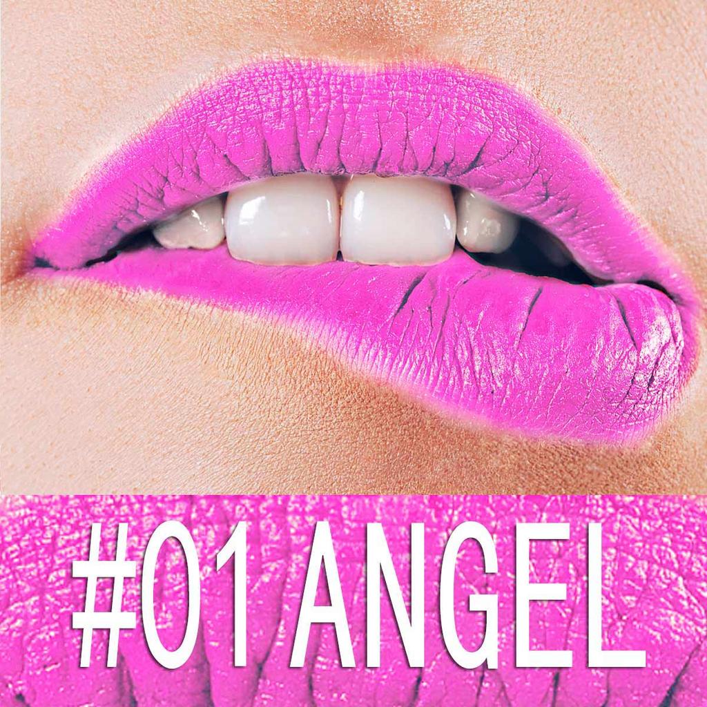 12 цветов мини-водонепроницаемый прочный антипригарный стакан губная помада матовый блеск для губ