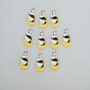 Set Of 10 Panda Charm Fashionable Accessories Cartoon Animal Pendant for Handmade Necklaces Bracelets Jewelry Supplies